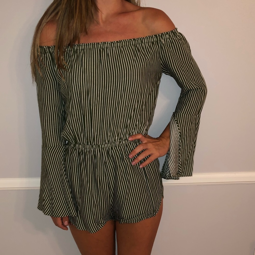 Off the shoulder romper